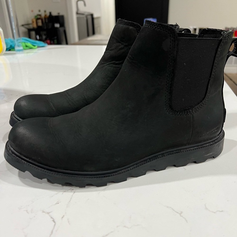 Sorel Black Ankle Booties